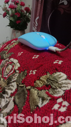 Rechargeable blue soft mouse